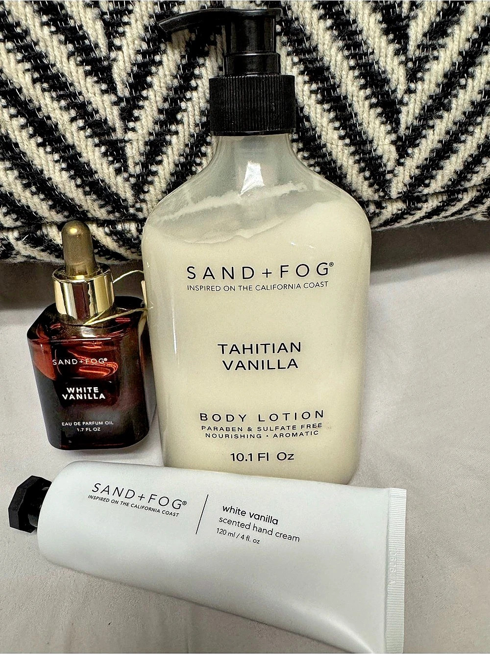SAND + FOG Vanilla Body Care Set